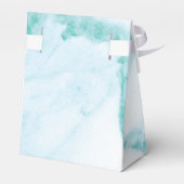Turquoise marmeren geschenkdoos bedankdoosjes (Achterkant)