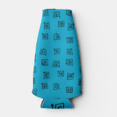 Turquoise Mazes Flesjeskoeler (Voorkant)