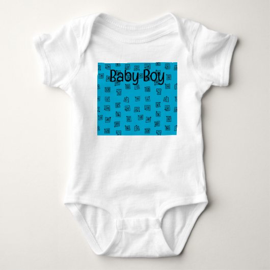 Turquoise Mazes Romper (Voorkant)