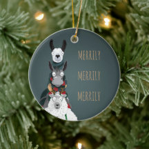 Turquoise "Merrily Merrily" winterdieren