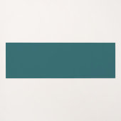 Turquoise Metallic Abstracte Basket Weave Chic Yogamat (Achterkant (horizontaal))