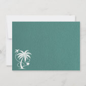 Turquoise Mexico Passport Bedankkaart (Achterkant)