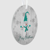 Turquoise Mignonne Snowman (devant)