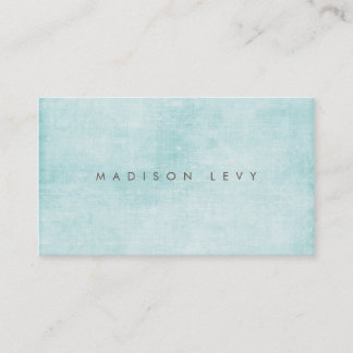 Turquoise Minimalist Distress Appointards Afsprakenkaartje