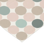 Turquoise Mocha Geometric Table Runner Lange Tafelloper (Hoek)