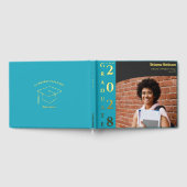 Turquoise Modern Photo Graduation Party Gold (Complet)