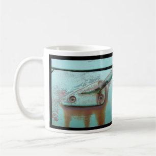 Turquoise Mok, Vintage Car, Man Cave Koffiemok
