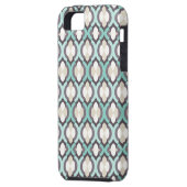 Turquoise Moroccan Pattern Case-Mate iPhone Case (Achterkant Links)