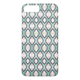 Turquoise Moroccan Pattern iPhone 8 Plus / 7 Plus Hoesje