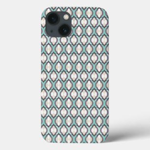 Turquoise Moroccan Pattern iPhone 13 Hoesje