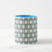 Turquoise Moroccan Pattern Mok (Midden)