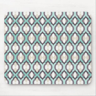 Turquoise Moroccan Pattern Muismat