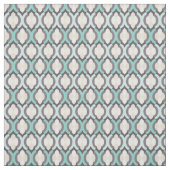 Turquoise Moroccan Pattern Stof (Swatch)