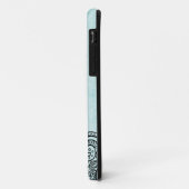 Turquoise Motif Motif BT iPhone 5 Coque (Dos/Gauche)