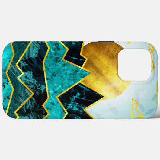 Turquoise Mountains Case-Mate iPhone Case (Achterkant (horizontaal))