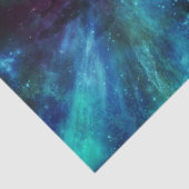 Turquoise N Paarse Nebula Tissuepapier (Detail)