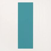 Turquoise Name Monogram Yogamat (Achterkant)