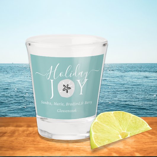 Turquoise nautique Joie Sable dollar verre de tir