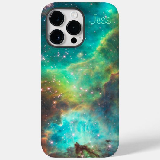 Turquoise Nebula -*personalize* Case-Mate iPhone Case (Achterkant)