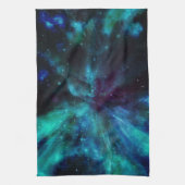 Turquoise Nebula Theedoek (Verticaal)