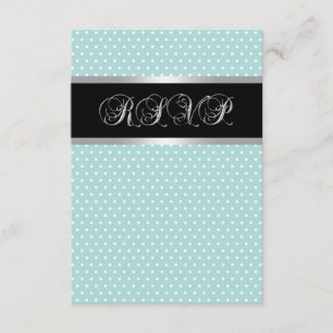 Turquoise noir RSVP