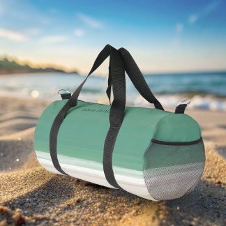 Turquoise Ocean Beach Custom Zwemmen Duffle Bag Plunjezak