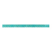 Turquoise Ocean Satin Ribbon Lint (Voorkant)
