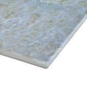 Turquoise Ocean Wave, Personalize Name of Monogram Snijplank (Hoek)