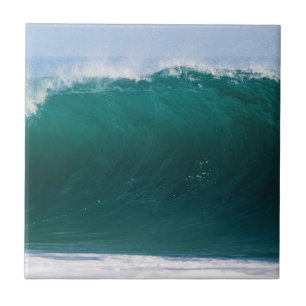 Turquoise Ocean Wave Tegeltje