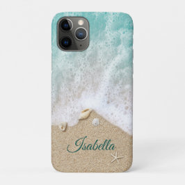 Turquoise Ocean Waves & Beach Sand iPhone 11 Pro Hoesje
