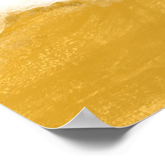 Turquoise Ocean Waves Seaside kust Poster (Hoek)