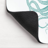 Turquoise Octopus Muismat (Hoek)