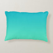"Turquoise Ombre" Decoratief Kussen (Achterkant)