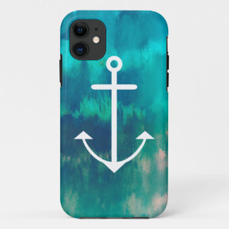 Turquoise Ombre Nautilus iPhone 11 Hoesje