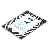 Turquoise Ondergoed Feestje  Notitieboek (Linkerzijde)