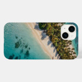 turquoise ontsnapping Case-Mate iPhone case (Achterkant (horizontaal))