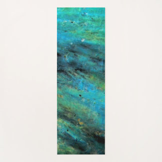 Turquoise ontwerp yogamat