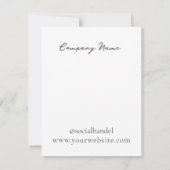 Turquoise Oorbel Sieraden Display Kaart (Achterkant)