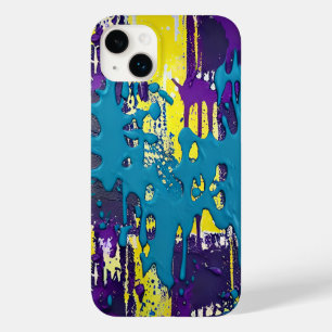 Turquoise Paars Yellow Explosion Color Fun Case-Mate iPhone 14 Plus Hoesje