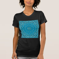 Turquoise Paisley Westerne Bandana Scarf Print