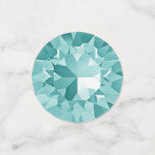 Turquoise Pareltjes Confetti (Kleine voorkant)