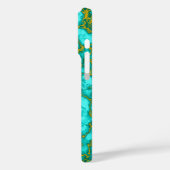 Turquoise Patroon Case-Mate iPhone Case (Achterkant / Links)