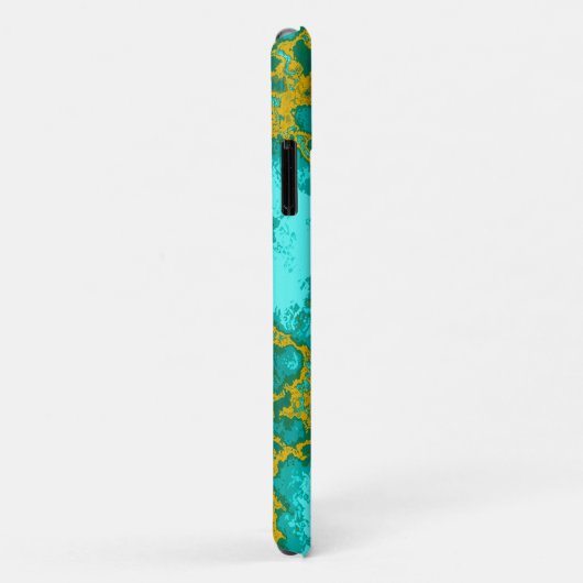 Turquoise Pattern Case-Mate iPhone Case (Achterkant/rechts)