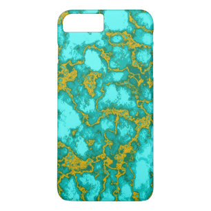 Turquoise Pattern iPhone 8 Plus / 7 Plus Hoesje