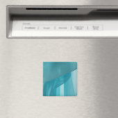 Turquoise Pattern Magnet Magneet (Insitu (Vaatwasser))