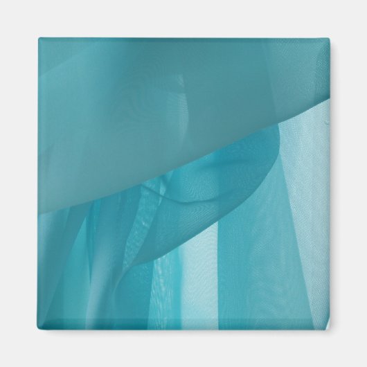 Turquoise Pattern Magnet Magneet (Voorkant)