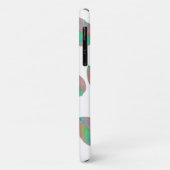 Turquoise Pear Tree Leaf iPhone 11 Coque (Dos/Gauche)