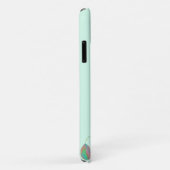 Turquoise Pear Tree Leaf iPhone 11 Coque (Dos/Droite)