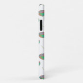 Turquoise Pear Tree Leaf iPhone 11 Coque (Dos/Droite)