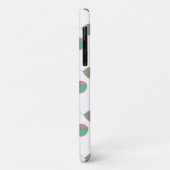 Turquoise Pear Tree Leaf iPhone 11 Coque (Dos/Gauche)